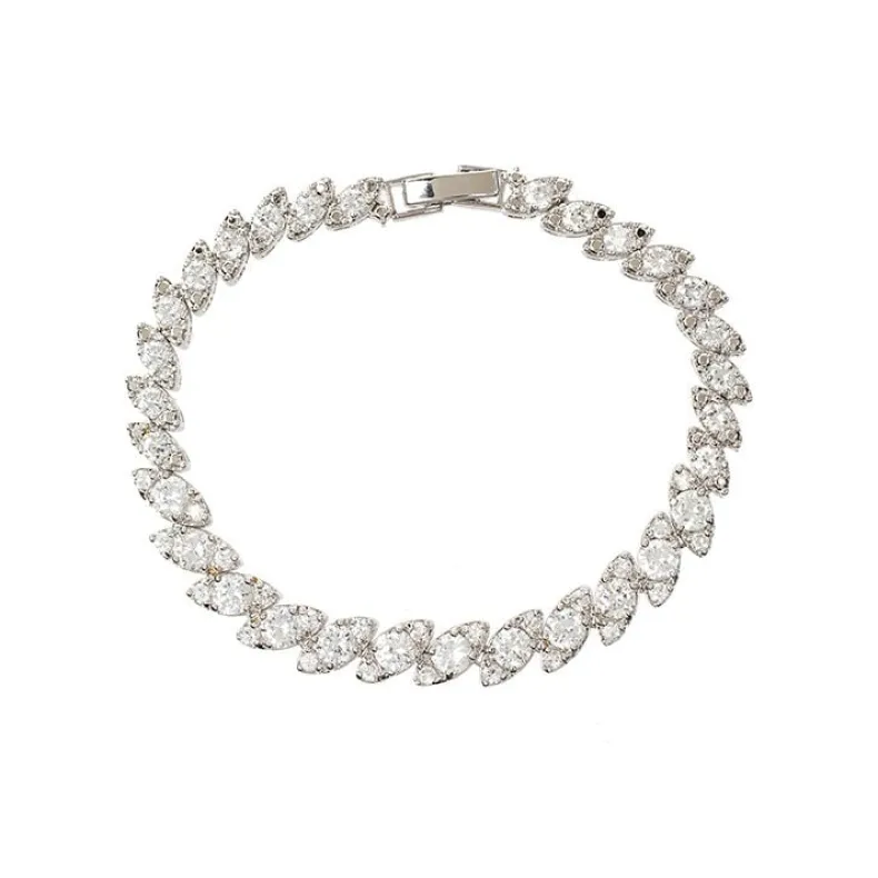 Buckingham Palace Slim Oval Crystal Bracelet