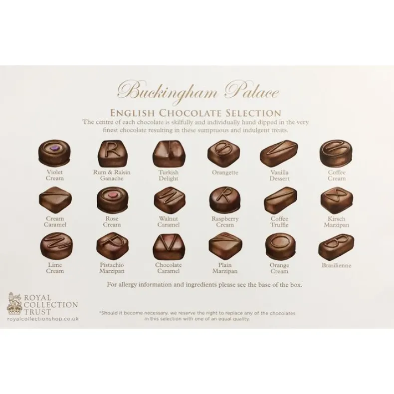 Buckingham Palace Handmade English Chocolate Selection