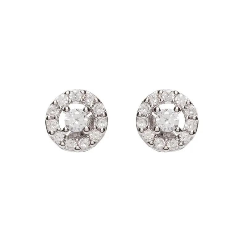 Diamante Stud Earrings