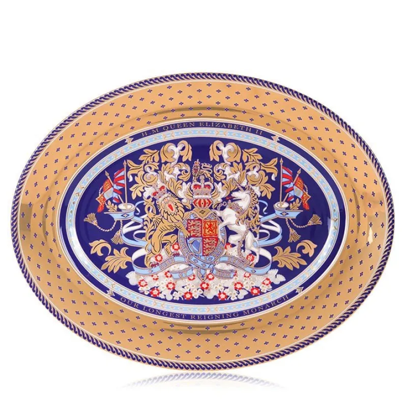 Longest Reigning Monarch Oval Charger