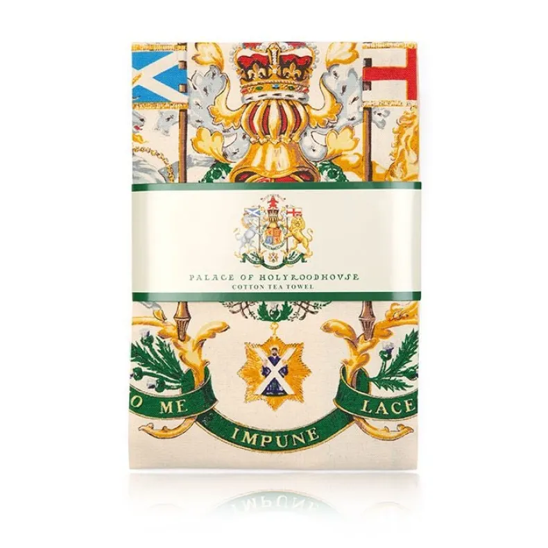Palace Of Holyroodhouse Crest Tea Towel