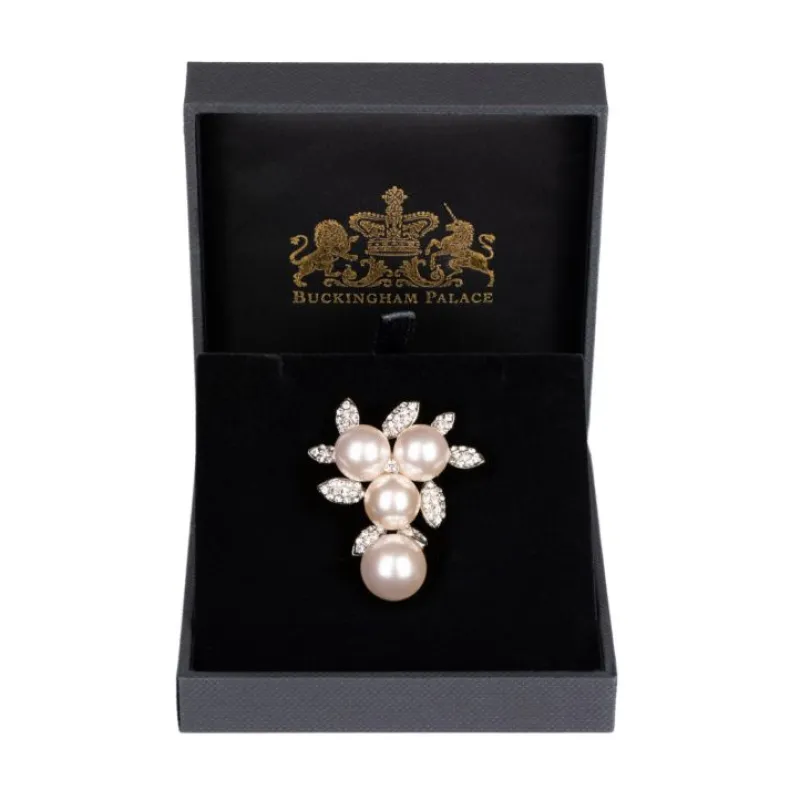 Pearl Drop Brooch