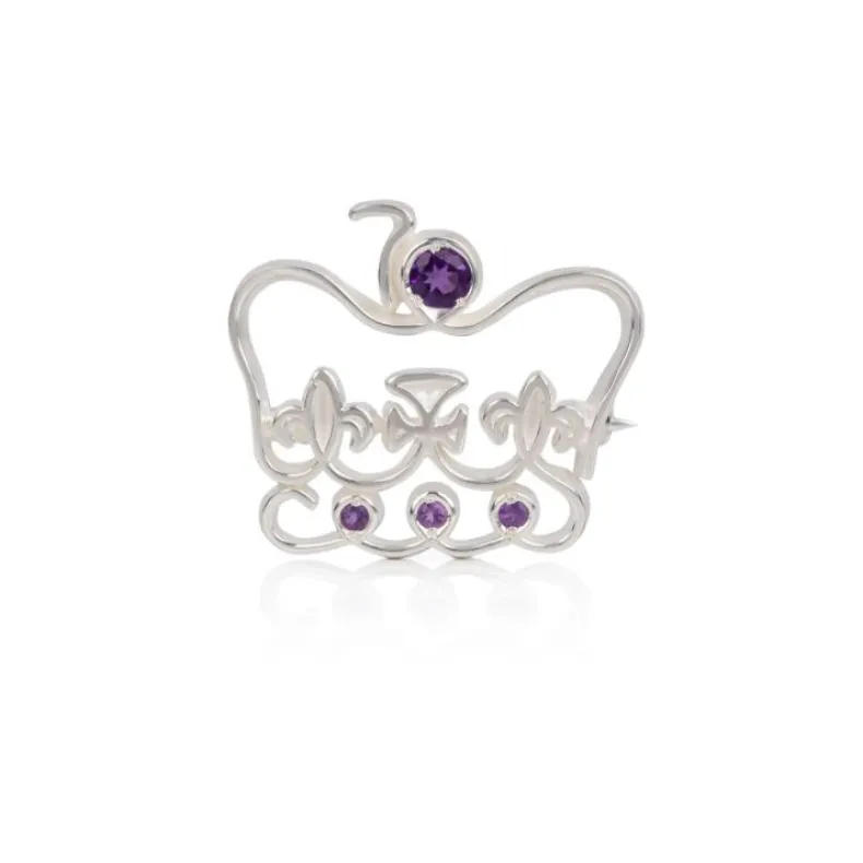 Platinum Jubilee Limited Edition Silver Brooch