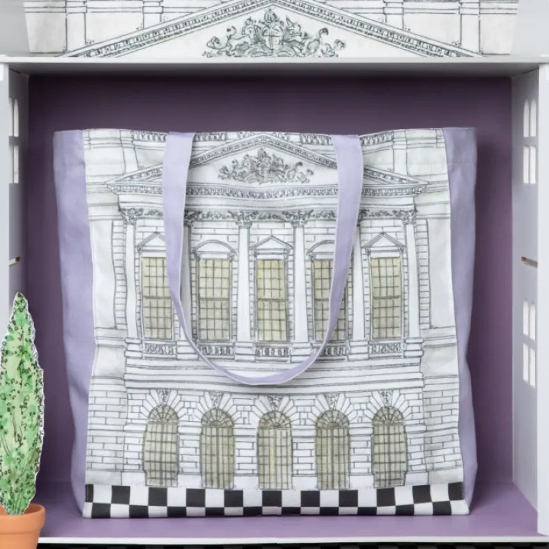 Queen Mary'S Dolls' House Reversible Tote Bag