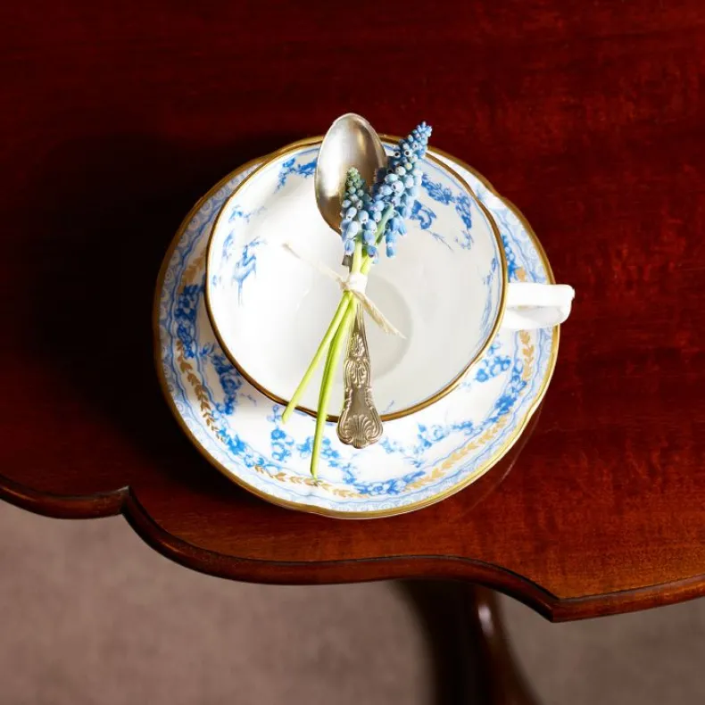 Royal Birdsong Gilded Breakfast Cup And Saucer