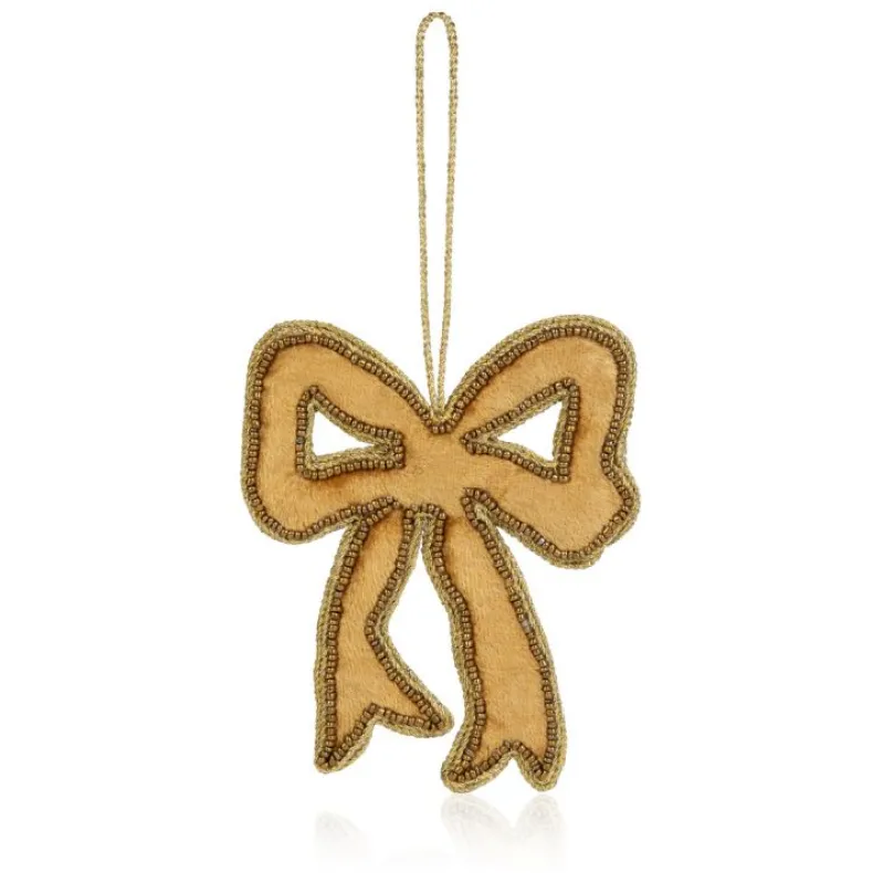 Style & Society Gold Bow Decoration
