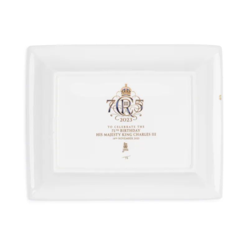 The King'S 75Th Birthday Limited Edition Navy Tray