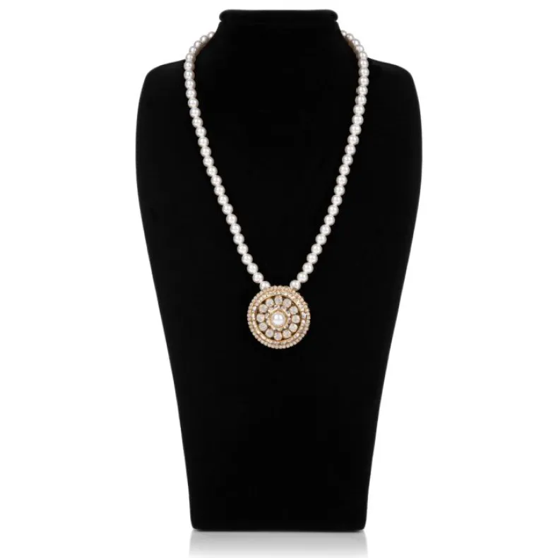 Vicki Sarge Single Strand Pearl Necklace